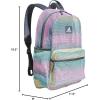 imageadidas Hermosa Mesh Backpack SeeThrough Transparent Clear Festival Bag BlackWhite20 One SizeGradient Flash AquaOnix Grey20