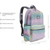 imageadidas Hermosa Mesh Backpack SeeThrough Transparent Clear Festival Bag BlackWhite20 One SizeGradient Flash AquaOnix Grey20