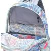 imageadidas Hermosa Mesh Backpack SeeThrough Transparent Clear Festival Bag BlackWhite20 One SizeTiedye Wash Halo Mint GreenPulse Magenta PinkGrey