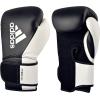 imageadidas Hybrid 150 Boxing Gloves  Leather Training Boxing Gloves for Men ampamp Women  Kickboxing Heavy Bag MMA ampamp Workout Gloves  Available in 10 12 14 16 oz  BlackWhite WhiteBlackBLACK  WHITE