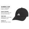 imageadidas Kids Baseball Cap for Boys and Girls  Youth Washed Cotton Adjustable Hat  Ultimate SaturdayBlack