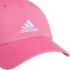 imageadidas Kids Baseball Cap for Boys and Girls  Youth Washed Cotton Adjustable Hat  Ultimate SaturdayPink FusionWhite2