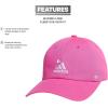 imageadidas Kids Baseball Cap for Boys and Girls  Youth Washed Cotton Adjustable Hat  Ultimate SaturdayPulse Magenta PinkWhite