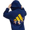 imageadidas Kids Disney Mickey Mouse Hooded Track TopDark BlueCrew Yellow