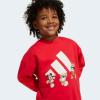 imageadidas Kids Disney Mickey Mouse SweatshirtPure RubyOff White