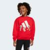 imageadidas Kids Disney Mickey Mouse SweatshirtPure RubyOff White