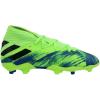 imageadidas Kids Nemeziz Messi 193 Fg SneakerSignal GreenBlackTeam Royal Blue