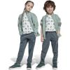 imageadidas Kids Star Wars Mandalorian PantsIvyCyber Metallic