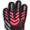 imageadidas Match Predator Fingersave Goalie GlovesBlackBlackLucid Red