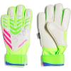 imageadidas Match Predator Fingersave Goalie GlovesLucid LemonWhiteLucid Pink