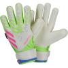 imageadidas Match Predator Fingersave Goalie GlovesLucid LemonWhiteLucid Pink