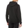 imageadidas Mens 3Stripes Fleece Hooded SweatshirtBlackWhite