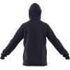 imageadidas Mens 3Stripes Fleece Hooded SweatshirtInkWhite