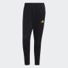 imageadidas Mens Aeroready Sereno Slim TaperedCut 3stripes PantsBlackSolar Gold