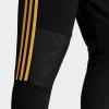 imageadidas Mens Aeroready Sereno Slim TaperedCut 3stripes PantsBlackSolar Gold