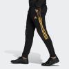 imageadidas Mens Aeroready Sereno Slim TaperedCut 3stripes PantsBlackSolar Gold