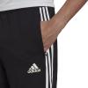 imageadidas Mens Aeroready Sereno Slim TaperedCut 3stripes PantsBlackWhite