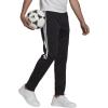 imageadidas Mens Aeroready Sereno Slim TaperedCut 3stripes PantsBlackWhite