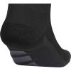 imageadidas Mens All Day Training Quarter Socks sports performance above the ankle height with cushioning for running 3PairBlackOnix GreyNight Grey