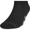 imageadidas Mens All Day Training Quarter Socks sports performance above the ankle height with cushioning for running 3PairBlackOnix GreyNight Grey