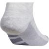 imageadidas Mens All Day Training Quarter Socks sports performance above the ankle height with cushioning for running 3PairCool Light HeatherOnix GreyGrey