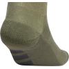 imageadidas Mens All Day Training Quarter Socks sports performance above the ankle height with cushioning for running 3PairOlive Strata GreenWonder Alumina GreyOnix Grey
