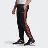 imageadidas Mens Athletics Essentials 3 Stripes Tapered Tricot PantBlackSignal Pink