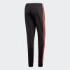 imageadidas Mens Athletics Essentials 3 Stripes Tapered Tricot PantBlackSignal Pink