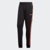 imageadidas Mens Athletics Essentials 3 Stripes Tapered Tricot PantBlackSignal Pink