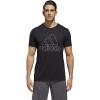 imageadidas Mens Badge of Sport TeeBlack Tiny Type Logo
