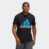 imageadidas Mens Badge of Sport TeeBlackBlue RushHalo Silver