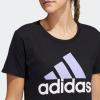 imageadidas Mens Badge of Sport TeeBlackLight PurpleAlmost Pink
