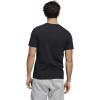 imageadidas Mens Badge of Sport TeeBlackSemi Mint RushAlmost Lime