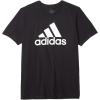 imageadidas Mens Badge of Sport TeeBlackWhite