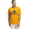 imageadidas Mens Badge of Sport TeeBright OrangeShadow Navy
