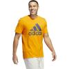 imageadidas Mens Badge of Sport TeeBright OrangeShadow Navy