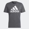 imageadidas Mens Badge of Sport TeeDark Grey HeatherWhite
