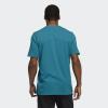 imageadidas Mens Badge of Sport TeeLegacy TealMint Rush