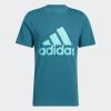 imageadidas Mens Badge of Sport TeeLegacy TealMint Rush