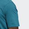 imageadidas Mens Badge of Sport TeeLegacy TealMint Rush