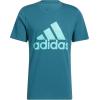imageadidas Mens Badge of Sport TeeLegacy TealMint Rush