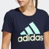 imageadidas Mens Badge of Sport TeeLegend InkPulse MintAlmost Lime