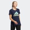 imageadidas Mens Badge of Sport TeeLegend InkPulse MintAlmost Lime