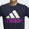 imageadidas Mens Badge of Sport TeeLegend LinkWonder WhiteSonic Fuchsia