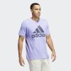 imageadidas Mens Badge of Sport TeeLight PurpleShadow Navy
