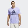imageadidas Mens Badge of Sport TeeLight PurpleShadow Navy