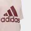 imageadidas Mens Badge of Sport TeeWonder MauveShadow Red