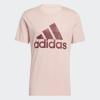 imageadidas Mens Badge of Sport TeeWonder MauveShadow Red