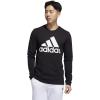 imageadidas Mens Basic Badge of Sport Long Sleeve TeeBlack