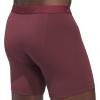 imageadidas Mens Boxer Brief Underwear 3Pack  Luxe Comfort Ultra Soft Rayon BlendAurora Ruby RedHeather BlackBlack